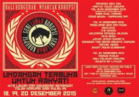 Seni Lawan Korupsi: It Is Art Against Corruption and Everybody Is Welcome!