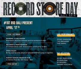 Record Store Day Celebrated in Bali: When Romance Can Not Be Downloaded!