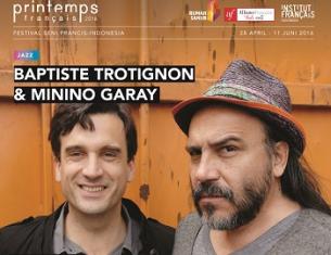Image cropped from the event poster of Baptiste Trotignon & Minino Garay at Rumah Sanur Creative Hub